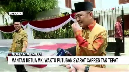 Mantan Ketua MK Sebut Waktu Putusan Syarat Batas Usia Capres Tak Tepat