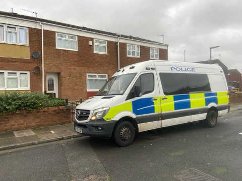 Police in Hartlepool's Ivy Grove following the 'unexplained death' of a woman