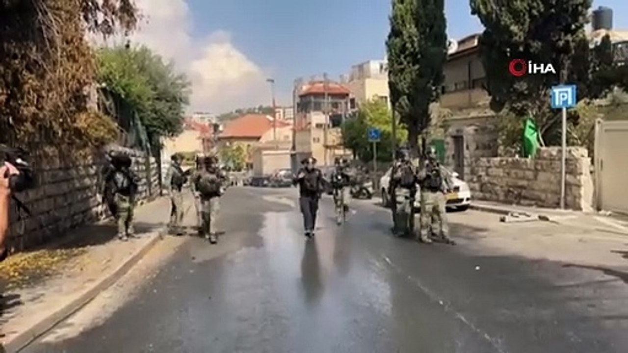 Les forces israéliennes sont intervenues contre...