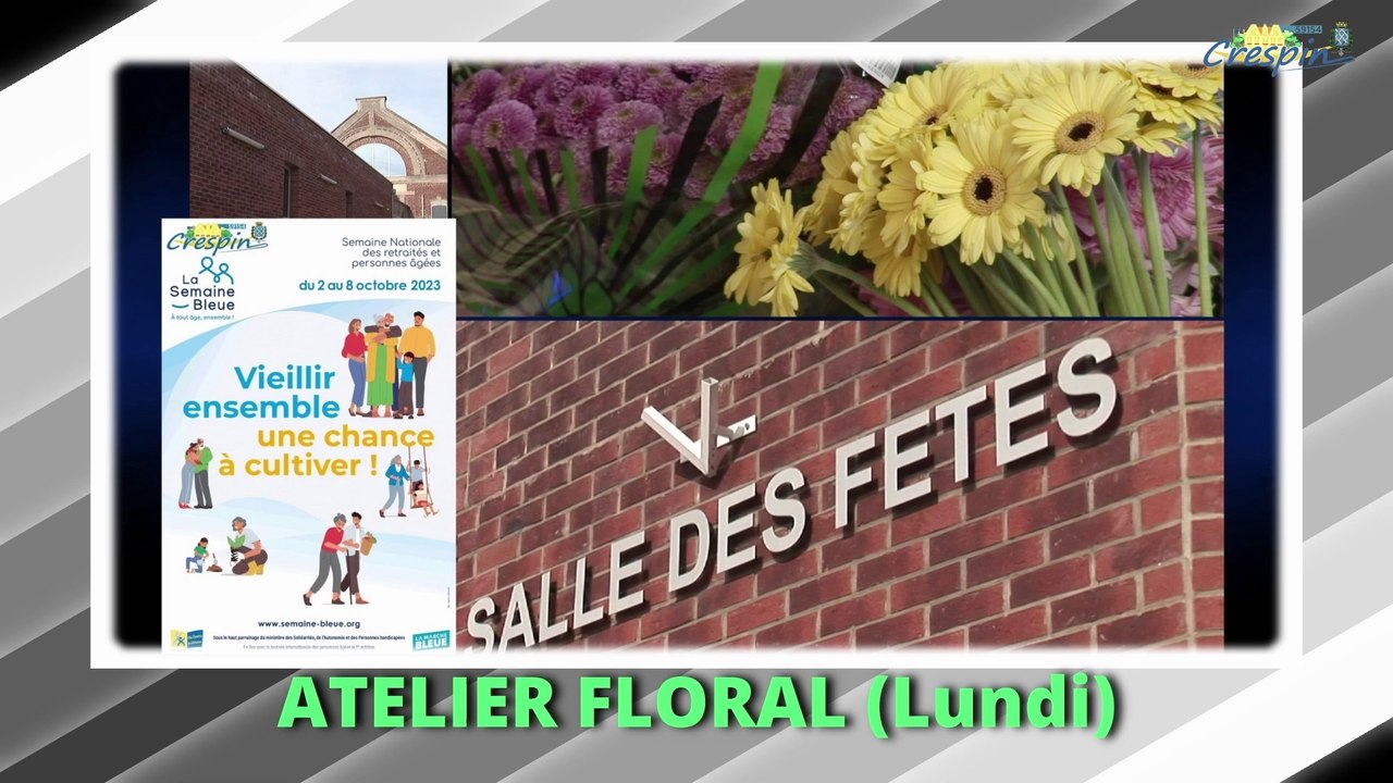 La Bimensuelle 195 (Crespin Télévision) Spécial "SEMAINE BLEUE" Crespinoise 2023