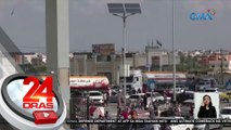 Pinay na nag-aabang sa pagbubukas ng border, nakaligtas sa pambobomba malapit sa Rafah crossing | 24 Oras