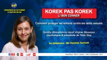 KOREK PAS KOREK Dorothy Bonnefemme reçoit Virginie Bissessur.