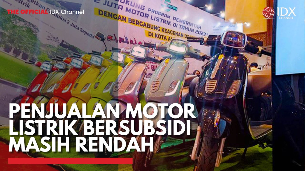 Penjualan Motor Listrik Bersubsidi Masih Rendah