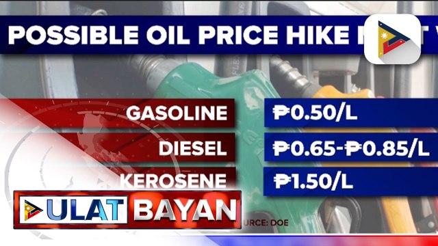 Presyo ng produktong petrolyo, posibleng tumaas sa susunod na linggo