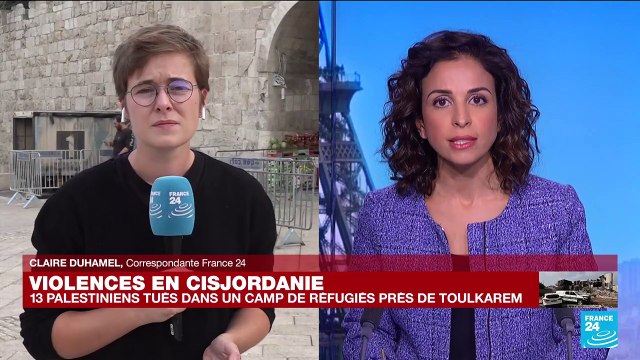 Violences en Cisjordanie : 13 Palestiniens tués dans un camp de réfugiés près de Toulkarem