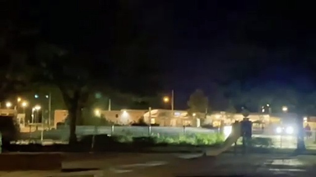 OMG!! Is that a BRIGHT GLOWING ORBS or UFO??  What is that..??