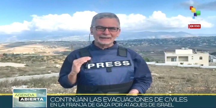 Intensos bombardeos israelíes aumentan al sur de El Líbano