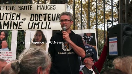 Eric Loridan soutient le Docteur Amine Umlil. Paris/france - 19 Octobre 2023