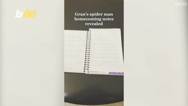 Adorable Grandma Takes Notes Watching Superhero Movies to Bond With Her Grandson!