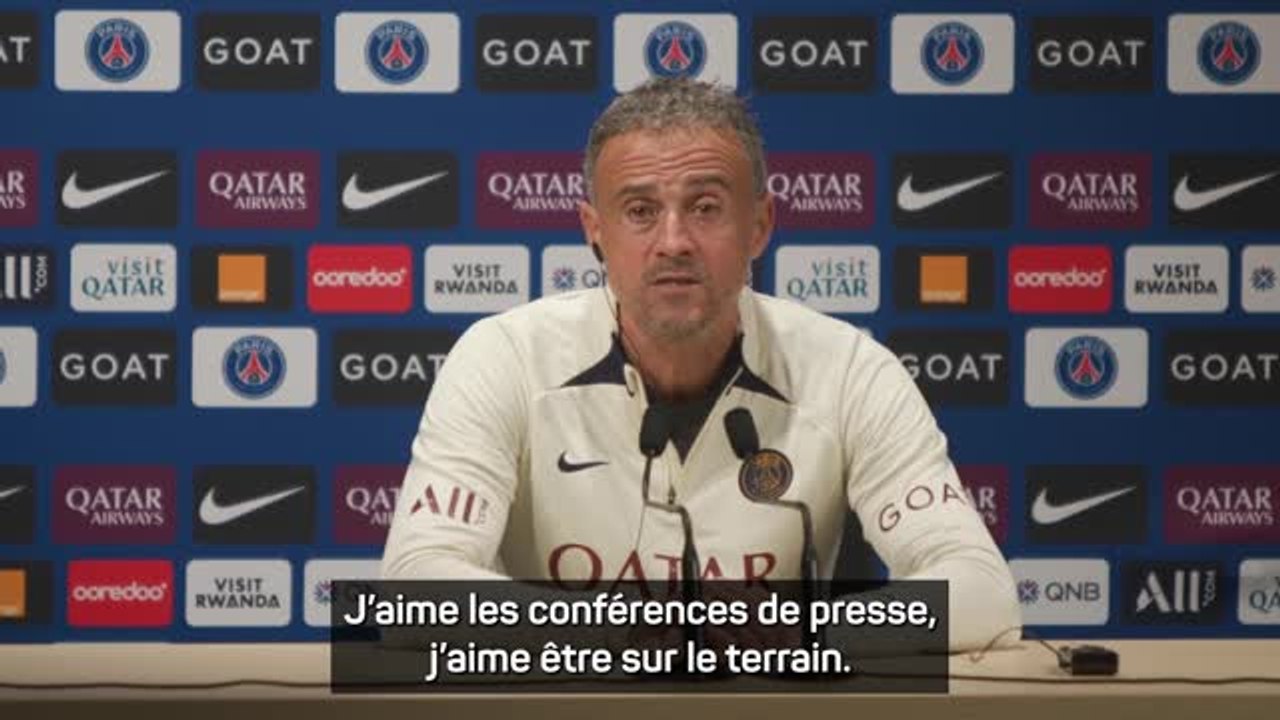 PSG - Enrique sur ses rapports avec les médias : "J'adore les interviews et les conférences de presse !"