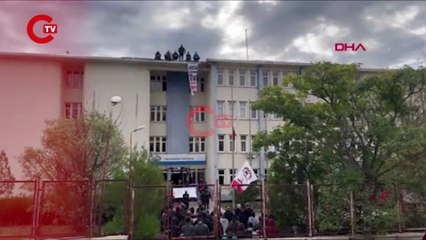 73 gün önce greve başladılar İşten çıkarılan arkadaşları için firmanın çatısına çıktılar!