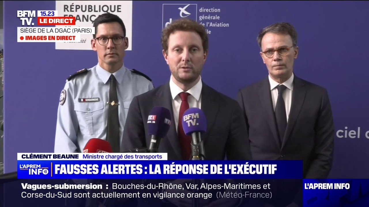 Clément Beaune sur les fausses alertes à la bom...