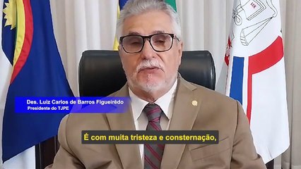 PRESIDENTE DO TJPE LAMENTA MORTE DO JUÍZ EM JABOATÃO; VEJA