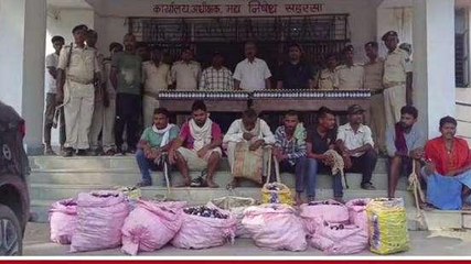 सहरसा: प्रतिबंधित कफ सिरप के साथ दो तस्कर और 6 शराबी गिरफ्तार, देखें वीडियो