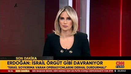 Erdoğan: İsrail soykırıma varan operasyonları derhal durdurmalı