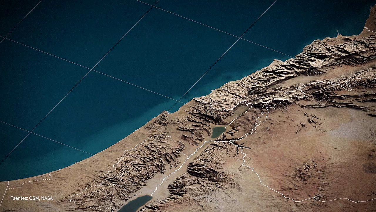Mapa animado de Oriente Medio