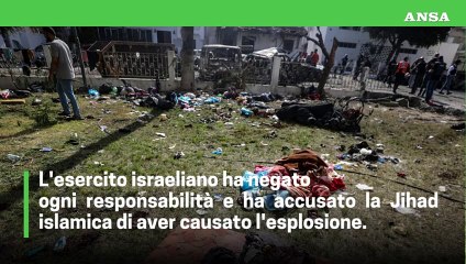 Cos'e' successo all'ospedale di Gaza