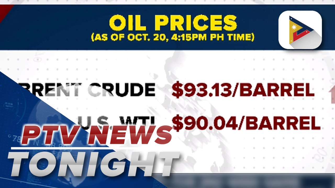 Oil prices set for 2nd week gains amid concern over Israel-Gaza conflict