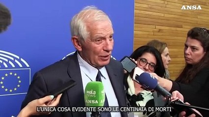 Gaza, Borrell: "Nessuna conferma su chi ha bombardato ospedale"
