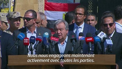 L'ONU s'engage "activement avec toutes les parties" pour l'aide humanitaire à Gaza