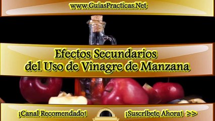 Efectos Secundarios del Uso de Vinagre de Manzana