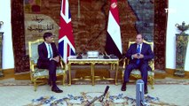 كلمة الرئيس عبد الفتاح السيسي مع رئيس وزراء إنجلترا ريشي سوناك