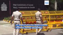 Diplomatischer Streit wegen Mordfall: Kanada zieht 41 Bedienstete aus Indien ab