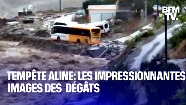 Tempête Aline: 6000 foyers privés d’électricité ce matin et de nombreux dégâts