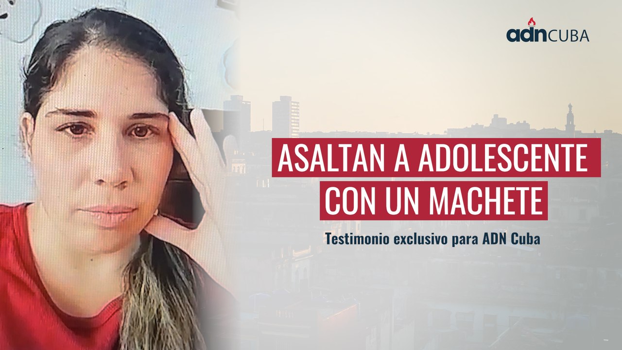 Asaltan a adolescente con un machete