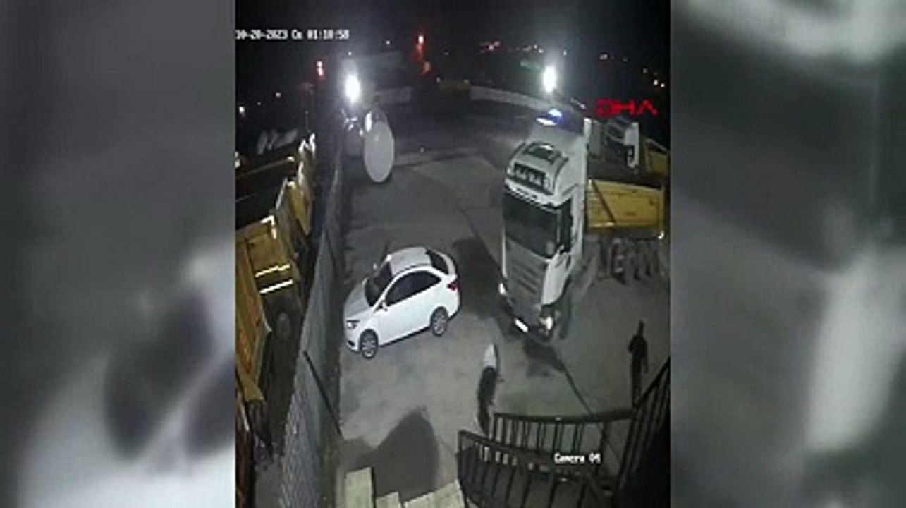 Hafriyat kamyonun dehşetinin başladığı anlar; Anne ve babasını ezmeye çalıştı