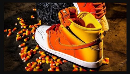 Nike SB Dunk High Candy Corn Sweet Treat Detailed Look with hidden layer