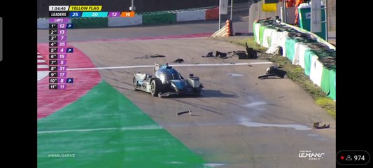 ELMS 2023 Portimao Race 1 Reid Big Crash