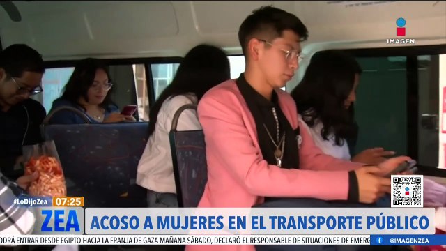 Chalco combate el acoso en el transporte con calcomanías con números de emergencia