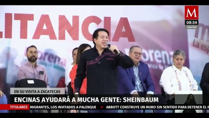 Claudia Sheinbaum asegura que Encinas ayudará “a incorporar a mucha gente” a su proyecto