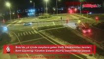 Bolu'da trafik kazaları KGYS kameralarında