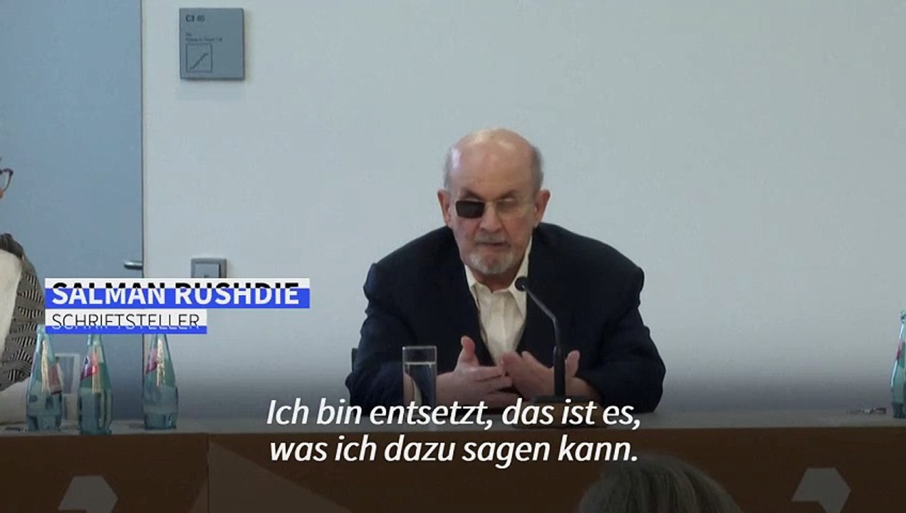 Salman Rushdie "entsetzt" vom Großangriff der Hamas