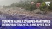 Alpes-Maritimes: la tempête Aline fait des dégâts et ravive les souvenirs d'Alex
