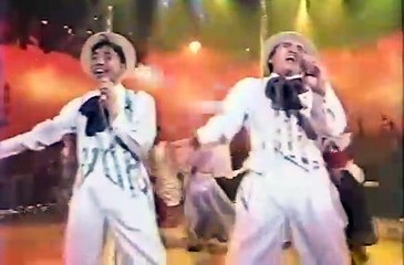 とんねるず 「嵐のマッチョマン」ヒットスタジオ(1987年)