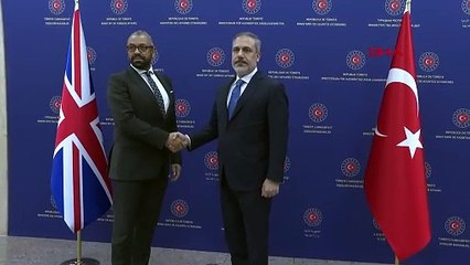 Dışişleri Bakanı Hakan Fidan, İngiltere Dışişleri Bakanı ile Görüştü