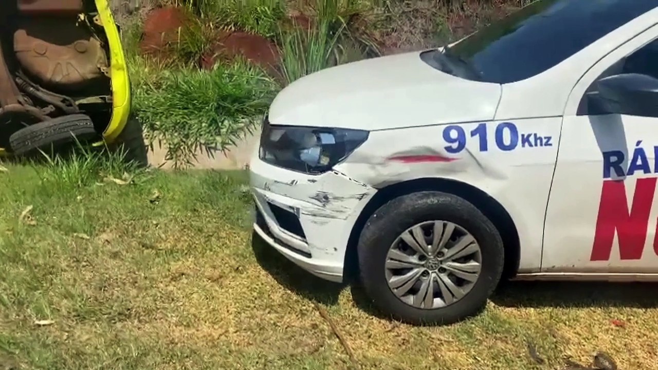 Acidentes em sequência envolvem veículos da imprensa em Apucarana