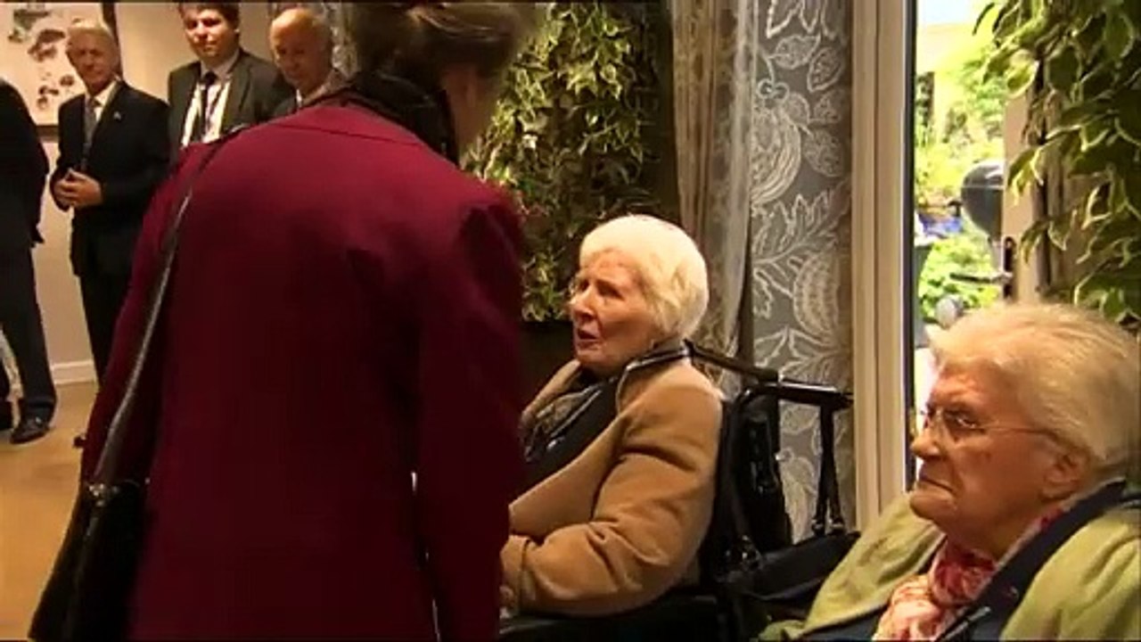 Princess Anne opens village for disadvantaged veterans