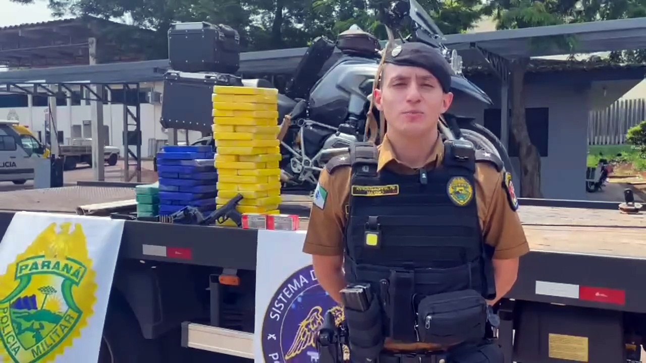 CASAL É PRESO COM 73KG DE DROGAS NA PR-317 EM TOLEDO