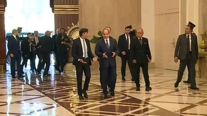 Rishi Sunak visits Egypt on tour of Middle East