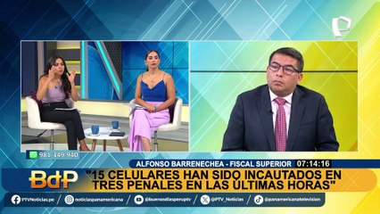 Fiscal Alfonso Barrenechea: “Hallamos antenas clandestinas en viviendas aledañas a penales”
