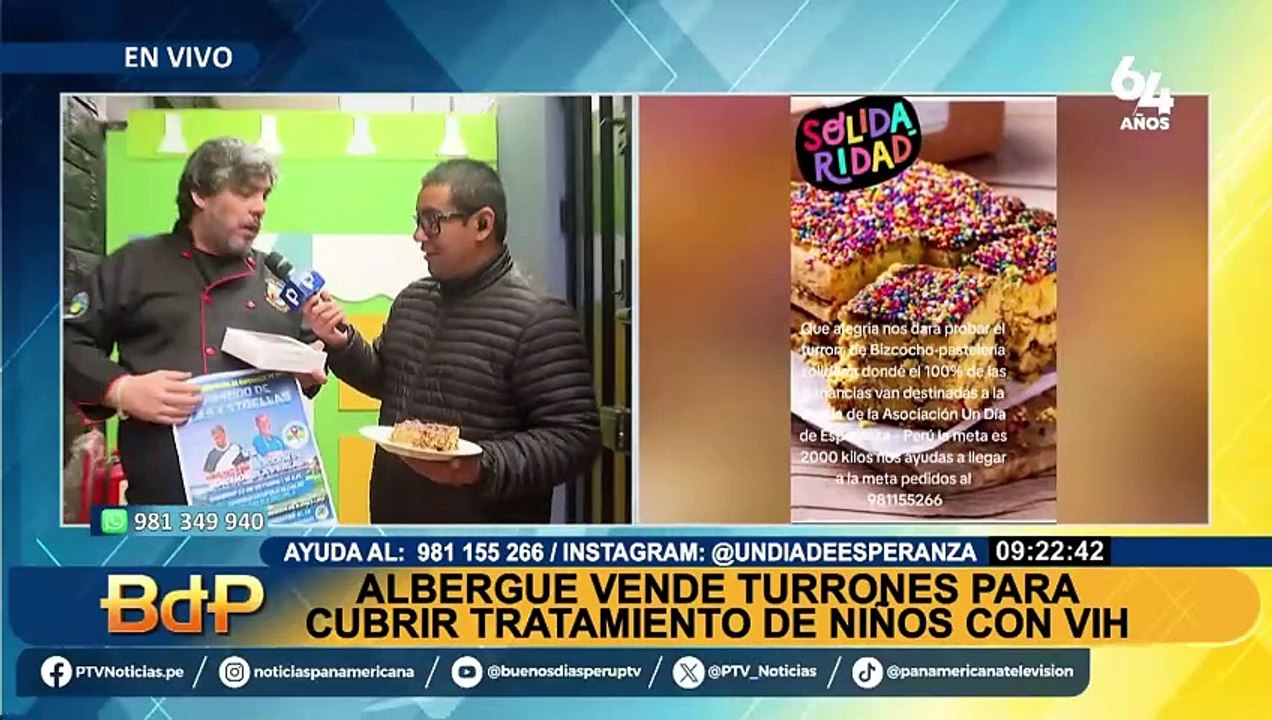 "Un Día de Esperanza": albergue vende turrones solidarios para apoyar a niños con VIH