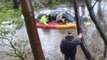 'Heroic' Newstead man rescues drivers from cars 'submerged in flood water' with canoe