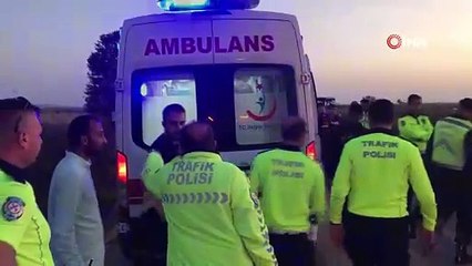 Polis ekibi kaza yaptı! 2 polis yaralı