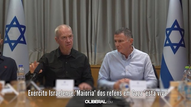 Exército Israelense:'Maioria' dos reféns em Gaza 'está viva'