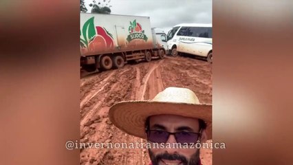 CAMINHÕES DESGOVERNADOS, DRIFT NA LAMA