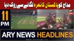 ARY News 11 PM Headlines 20th October 2023 | Policeman stops Pakistani fan from chanting